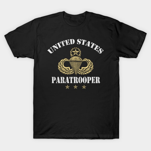 United States Paratrooper Airborne Veterans Gift T-Shirt by floridadori